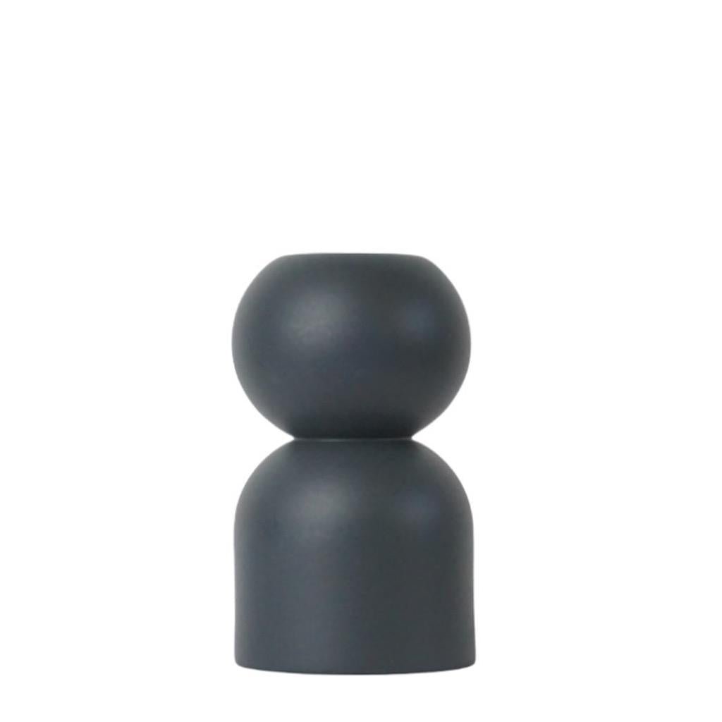 DecorTurned Wood Low Vase - 8 Colors - Dekor Butik