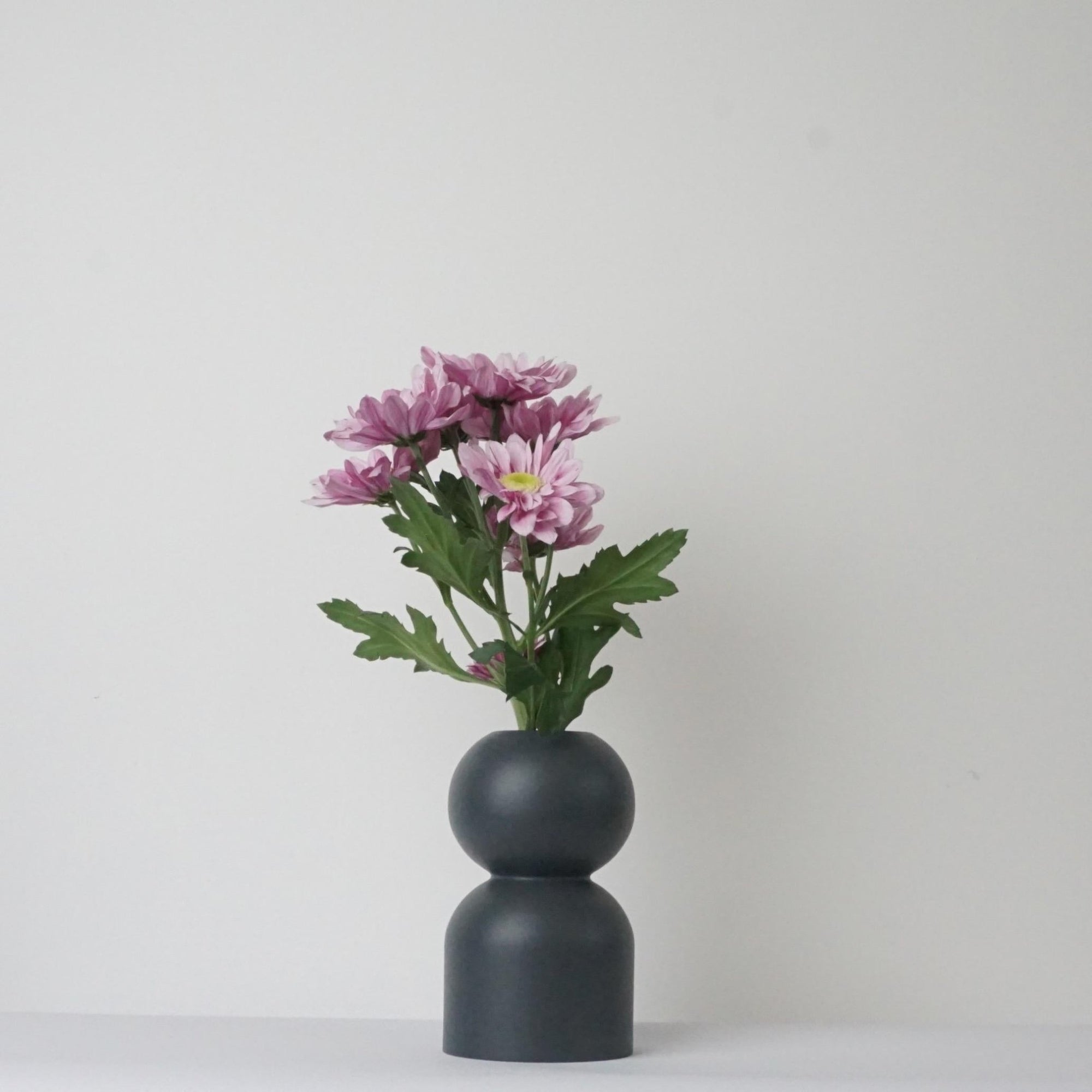 DecorTurned Wood Low Vase - 8 Colors - Dekor Butik