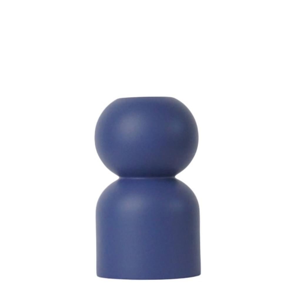 DecorTurned Wood Low Vase - 8 Colors - Dekor Butik