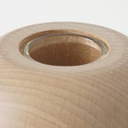 DecorTurned Wood Low Vase - 8 Colors - Dekor Butik