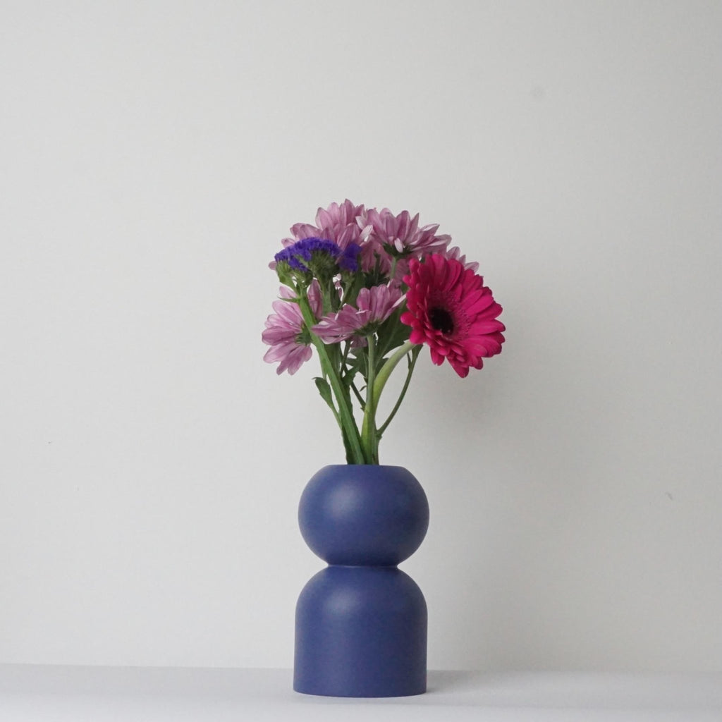 DecorTurned Wood Low Vase - 8 Colors - Dekor Butik