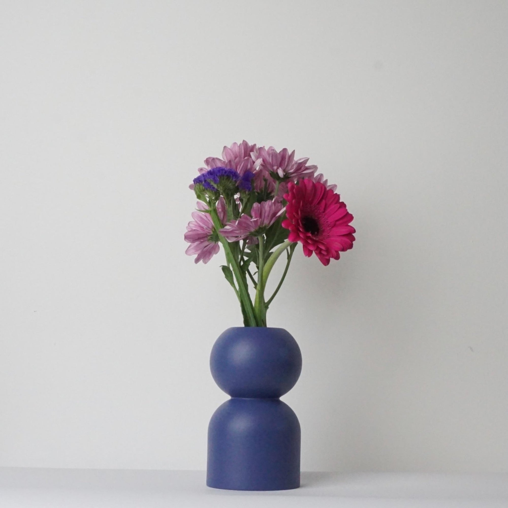 DecorTurned Wood Low Vase - 8 Colors - Dekor Butik