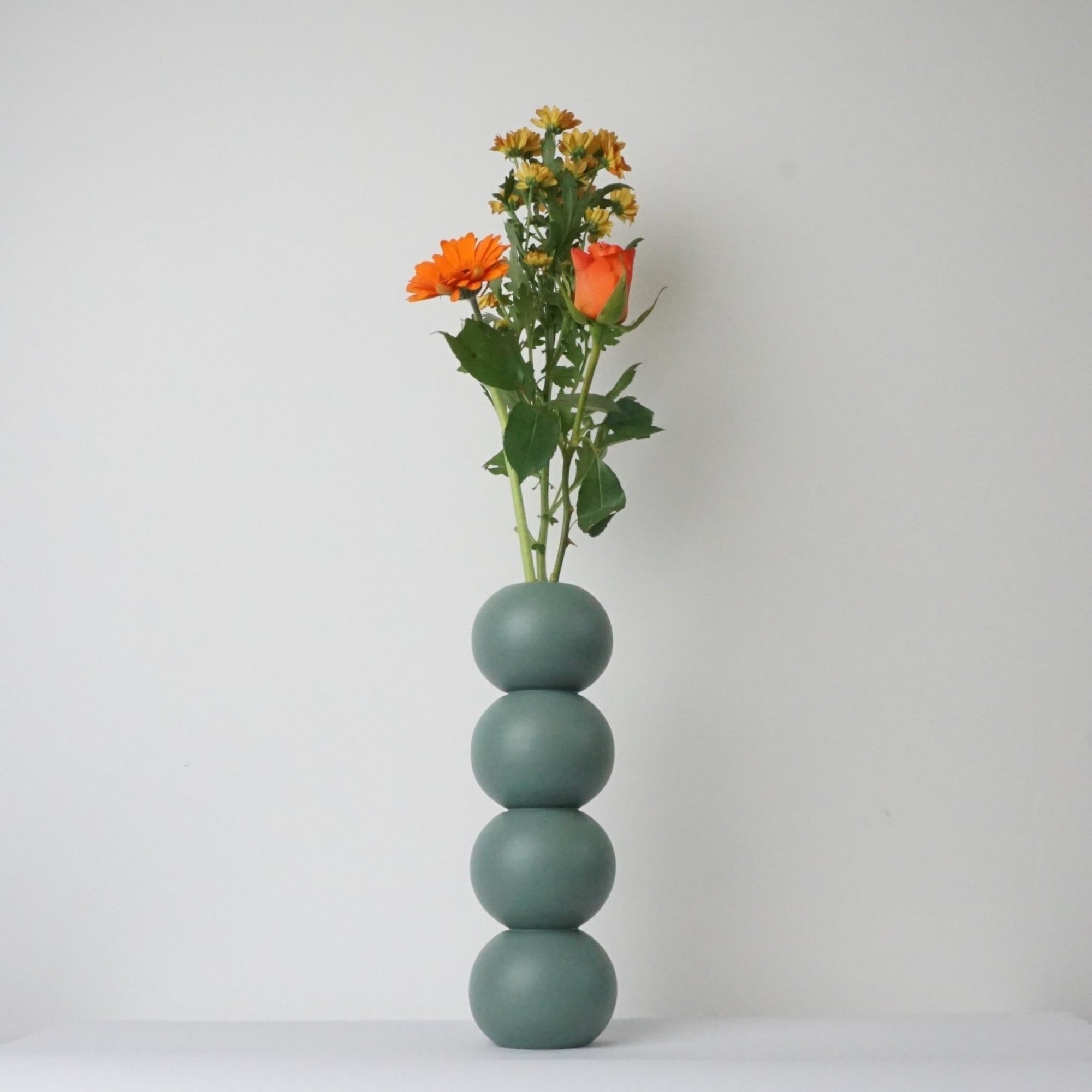 DecorTurned Wood Tall Vase - 5 Colours - Dekor Butik