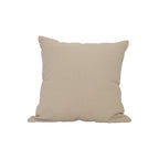 Decorative CushionsTwo-Tone Tan Chic Patchwork Decoraive Pillow 18" x 18" - Dekor Butik