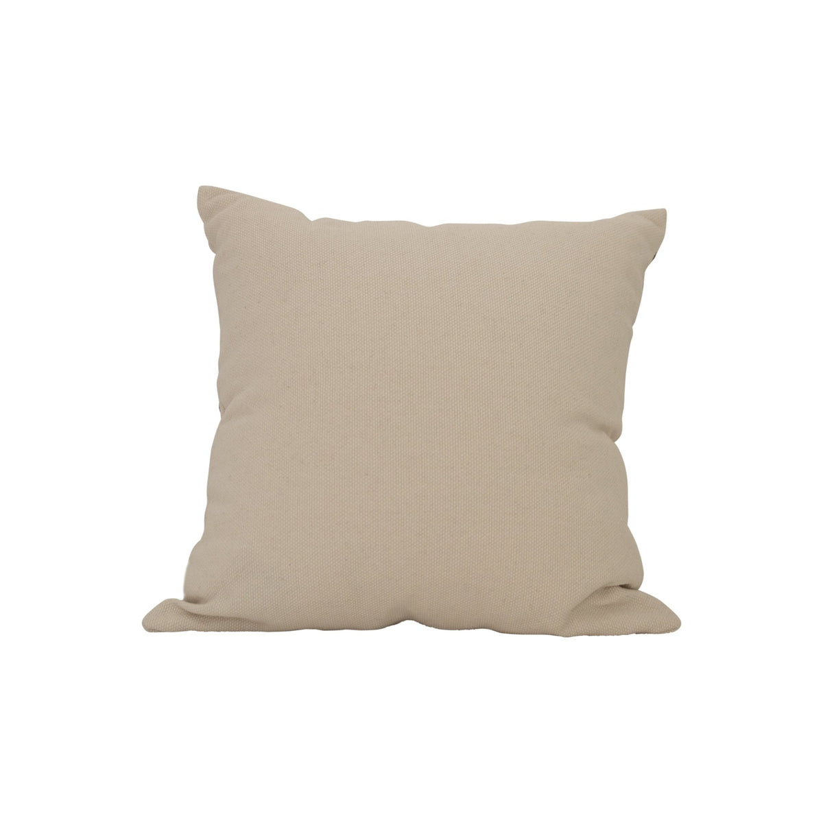 Decorative CushionsTwo-Tone Tan Chic Patchwork Decoraive Pillow 18" x 18" - Dekor Butik