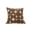 Decorative CushionsTwo-Tone Tan Chic Patchwork Decoraive Pillow 18" x 18" - Dekor Butik
