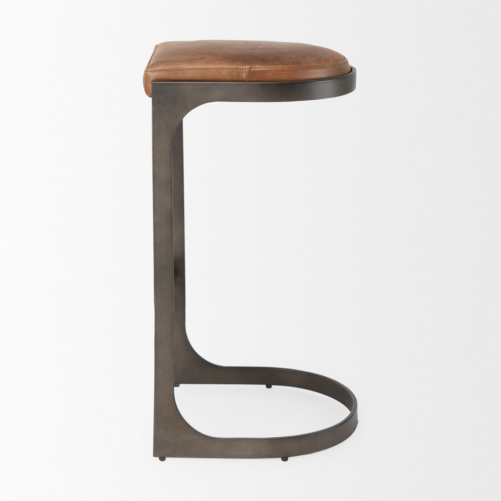 Tyson Leather Seat Stool - 3 Colors - Dekor Butik