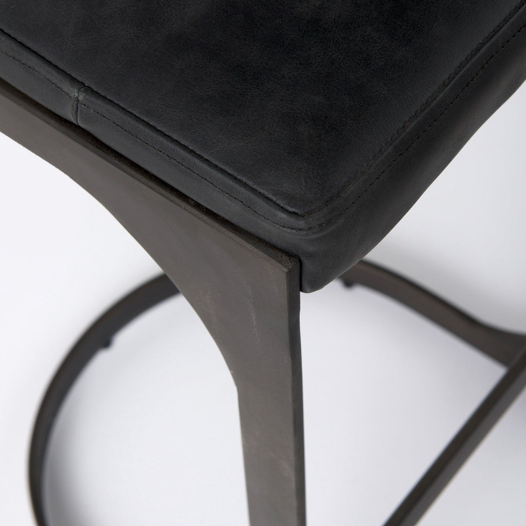 Tyson Leather Seat Stool - 3 Colors - Dekor Butik