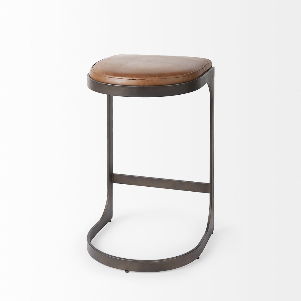 Tyson Leather Seat Stool - 3 Colors - Dekor Butik