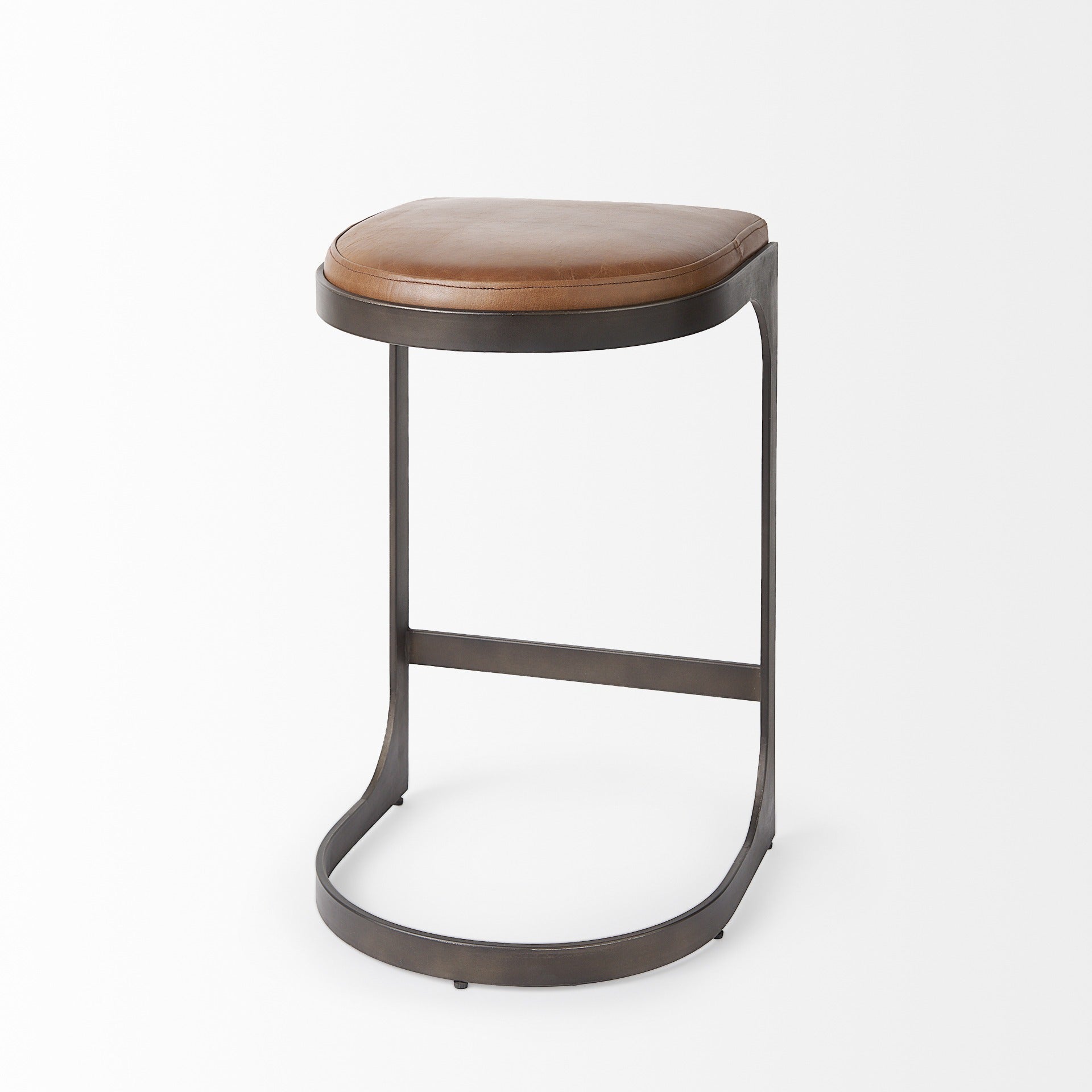 Tyson Leather Seat Stool - 3 Colors - Dekor Butik