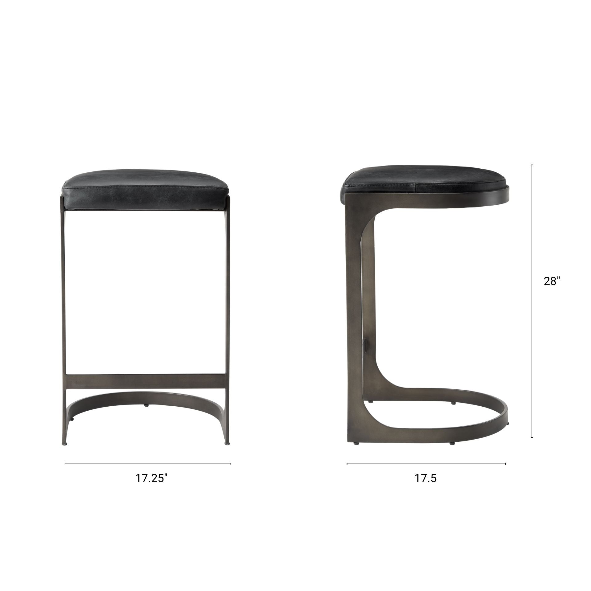 Tyson Suede Seat Stool - 2 Colors - Dekor Butik