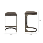 Tyson Suede Seat Stool - 2 Colors - Dekor Butik