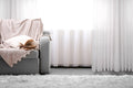 CurtainsUltra Textured Wide Width Sheer Curtain - Dekor Butik