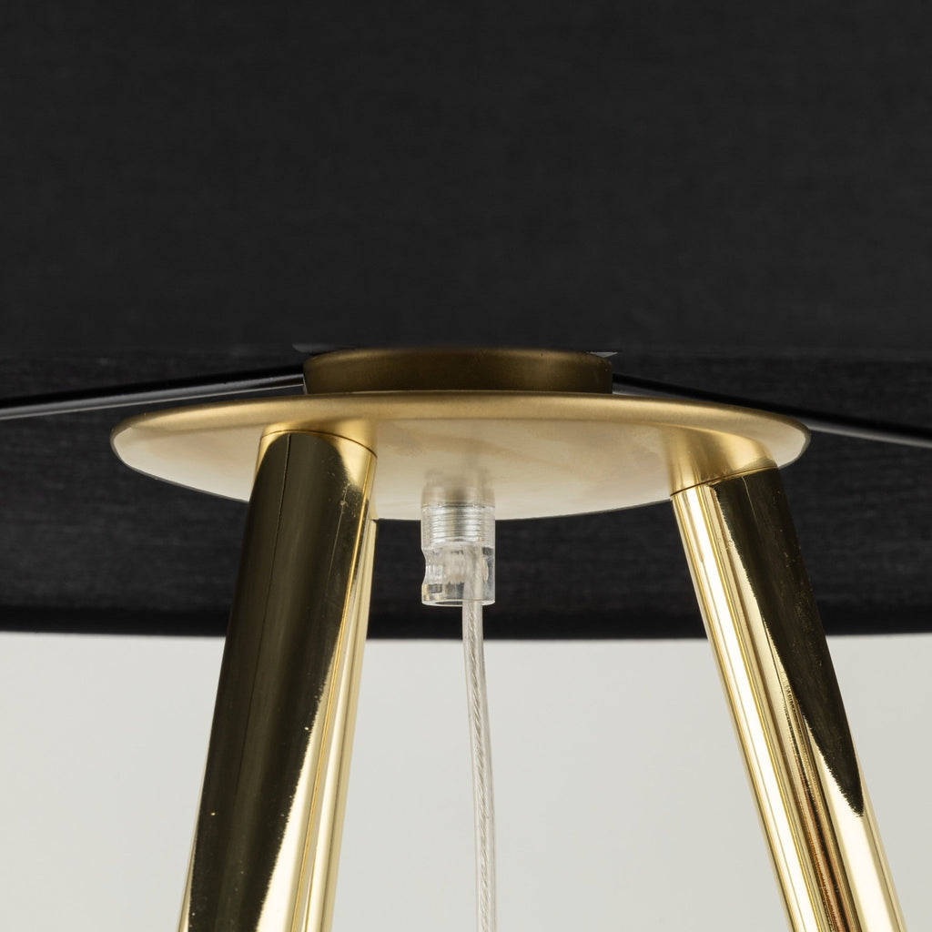 UMBERTO Black Modern Floor Lamp (Clearance) - Dekor Butik