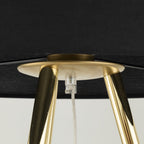 UMBERTO Black Modern Floor Lamp (Clearance) - Dekor Butik