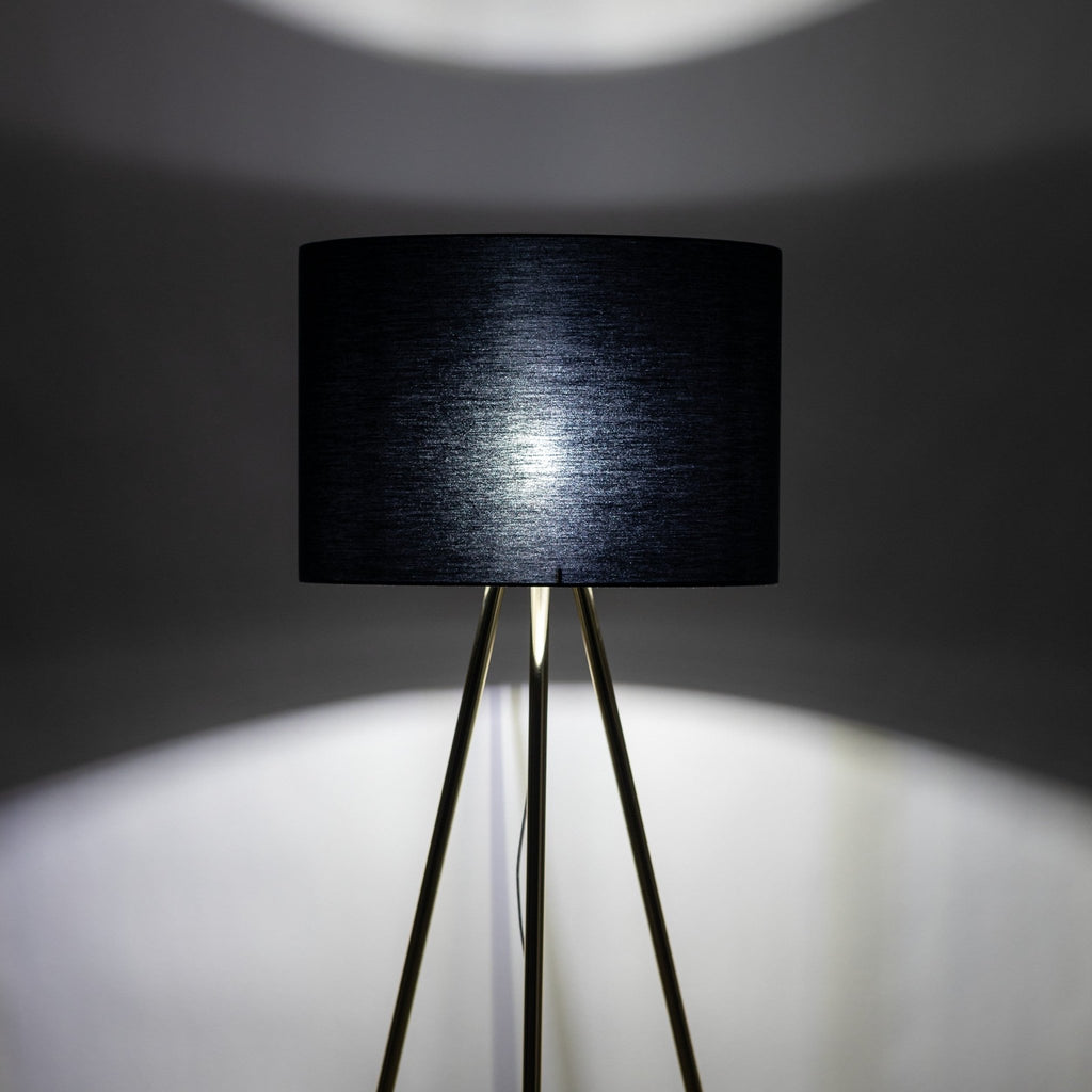 UMBERTO Black Modern Floor Lamp (Clearance) - Dekor Butik