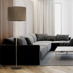 UMBERTO Brown Modern Floor Lamp - Dekor Butik