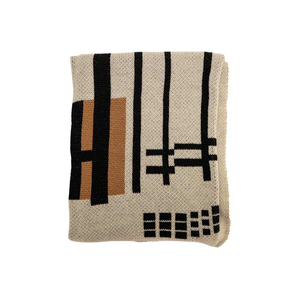 Throw BlanketsUrban Inspired Abstract Knit Throw Blanket 50" x 60" - Dekor Butik