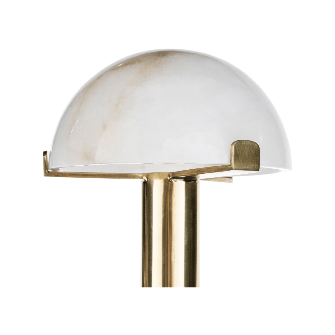 Table LampsUrsula Lamp - Alabaster & Brass Table Lamp - Dekor Butik