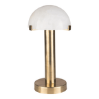 Table LampsUrsula Lamp - Alabaster & Brass Table Lamp - Dekor Butik