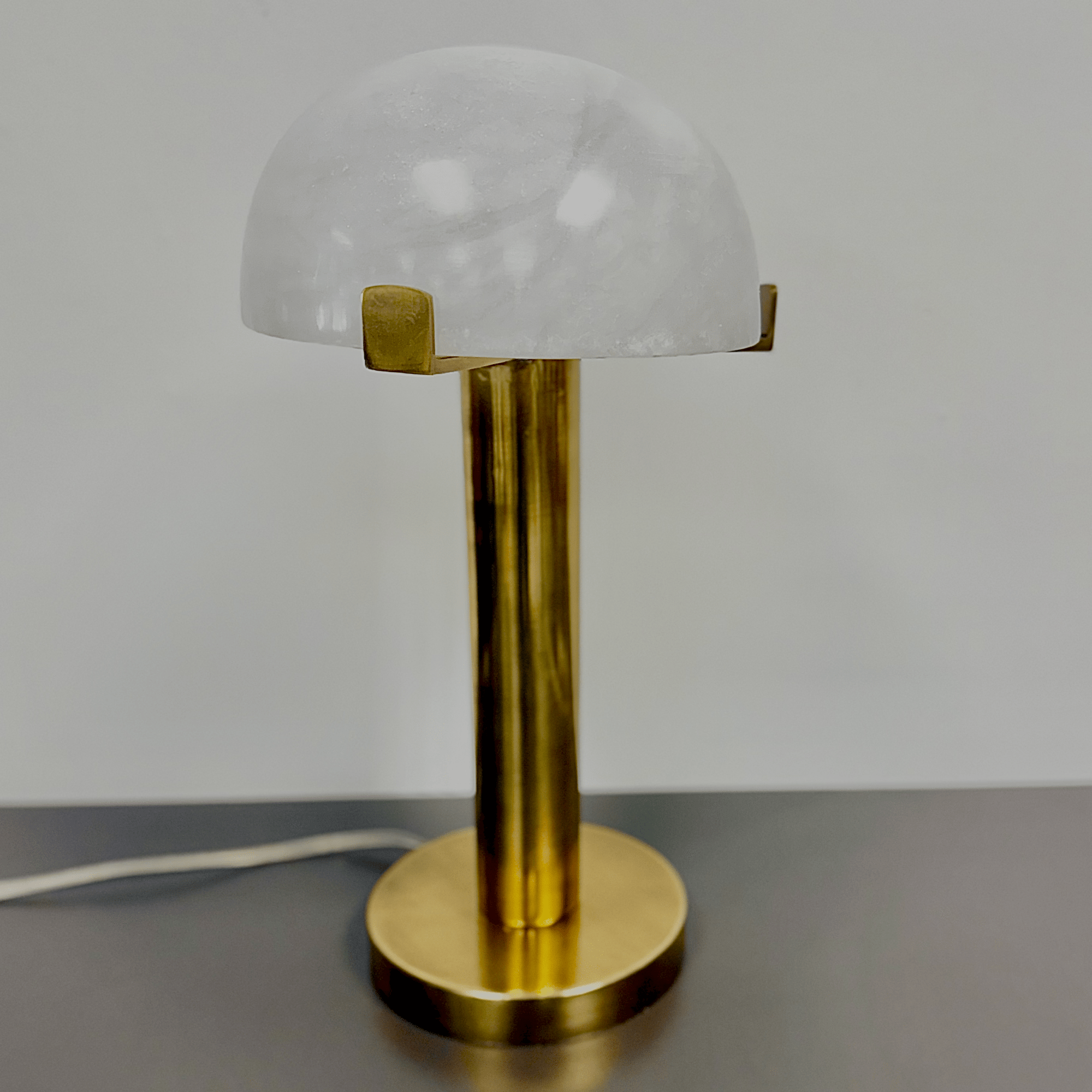 Table LampsUrsula Lamp - Alabaster & Brass Table Lamp - Dekor Butik