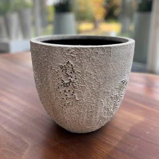Uxmal Small Pot - Antique White - Dekor Butik