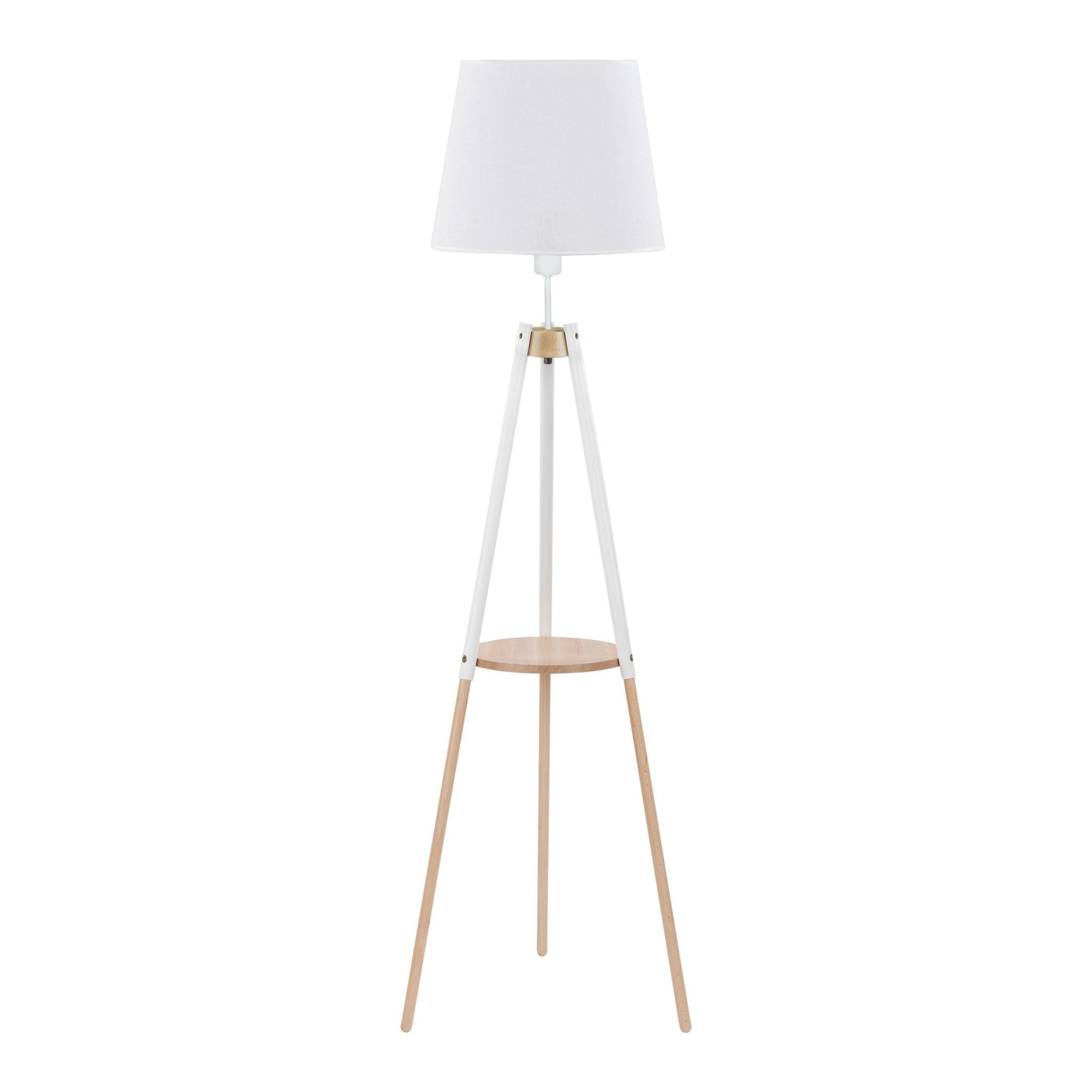 VAIO White Tray Table Floor Lamp - Dekor Butik