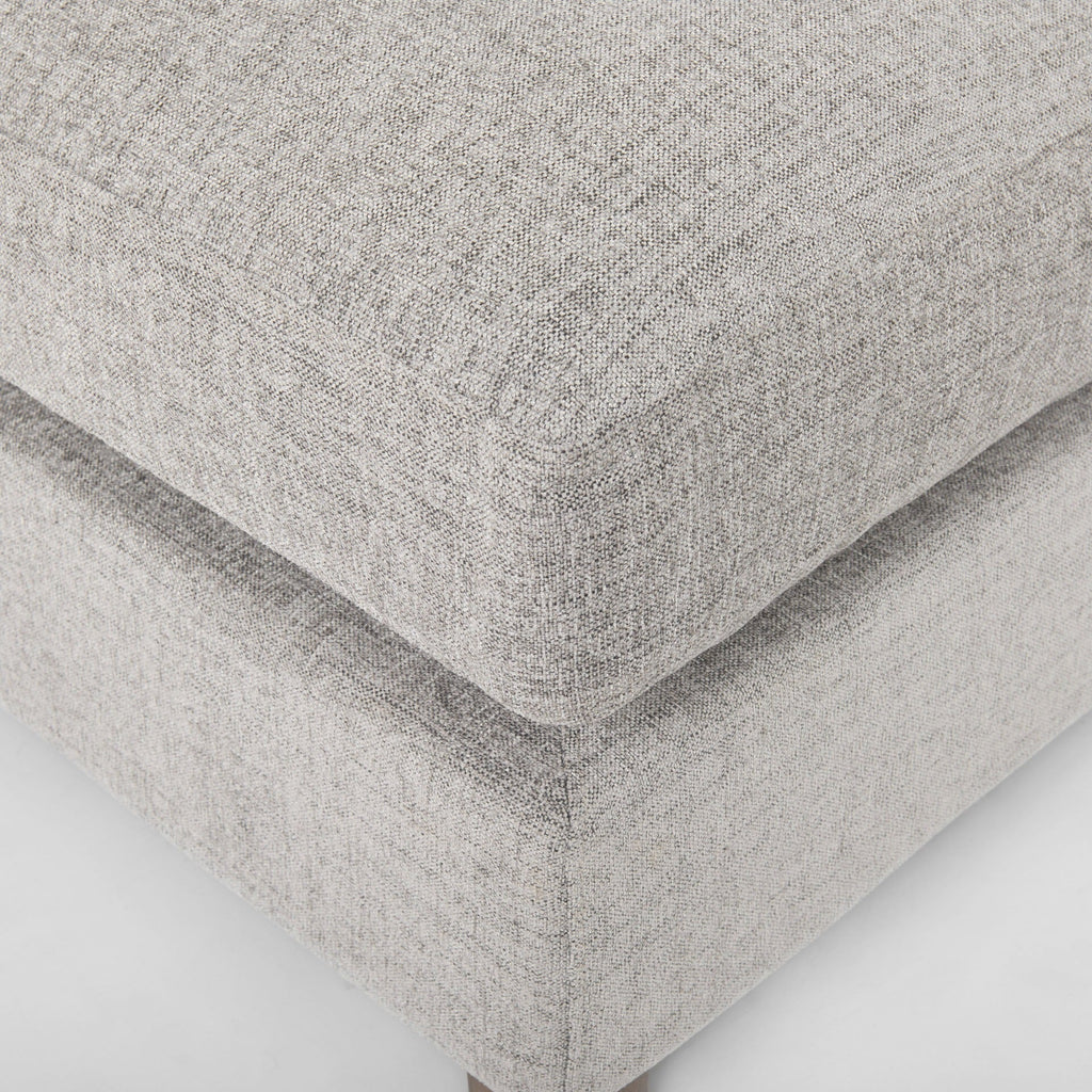 Valence 37.8L x 38.6W x 28.3H Medium Gray Corner Sectional Piece - Dekor Butik
