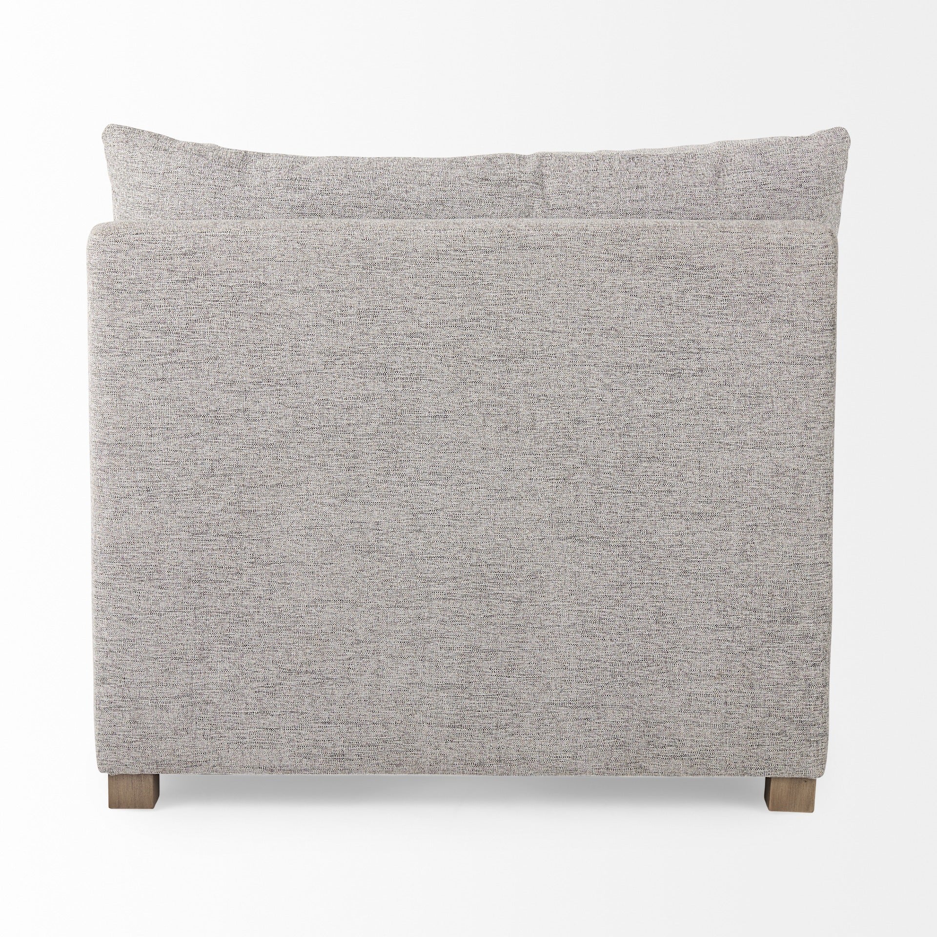 Valence 38.2L x 38.6W x 28.3H Medium Gray Armless Sectional Piece - Dekor Butik