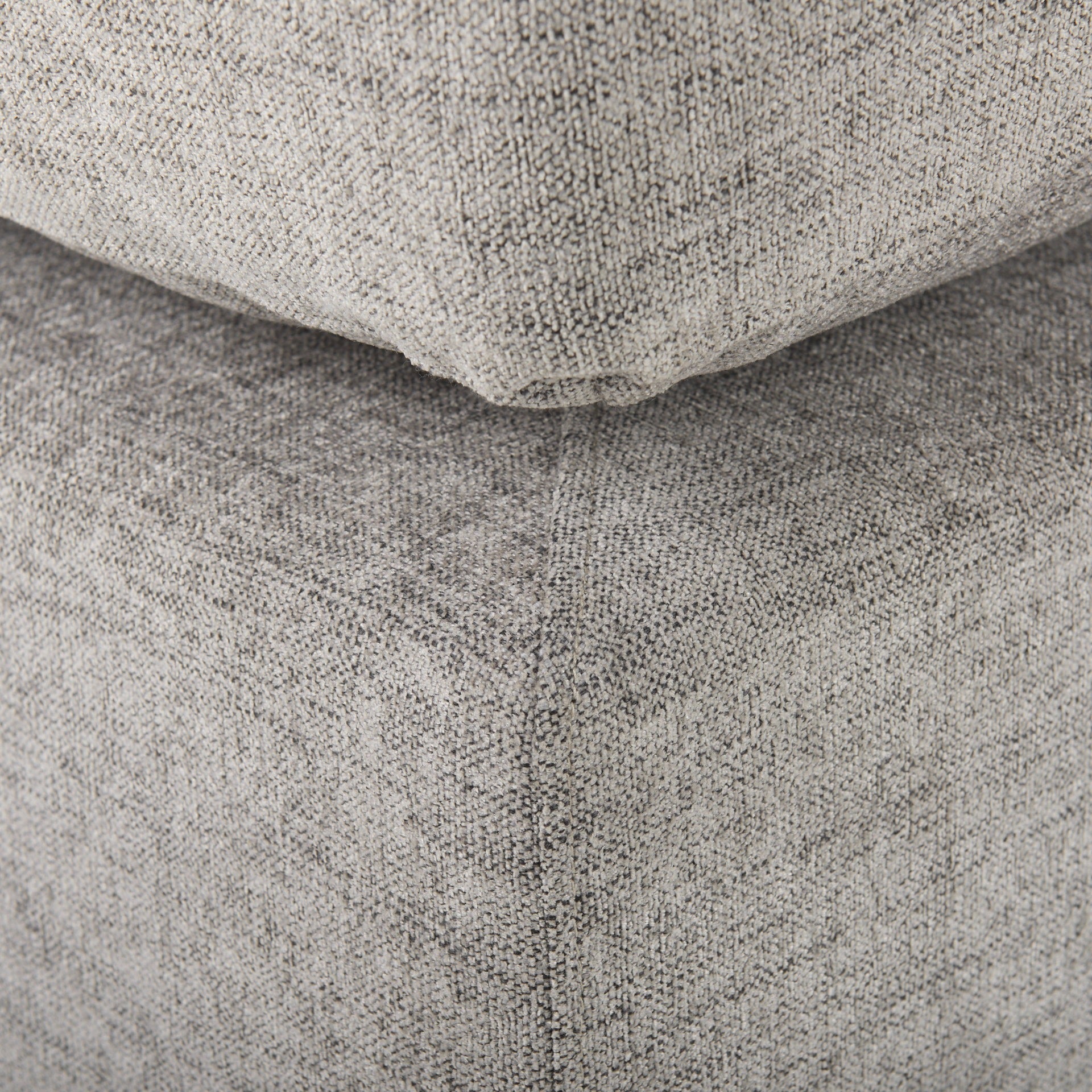 Valence 38.6L x 38.6W x 17.7H Medium Gray Full Size Ottoman Sectional Piece - Dekor Butik