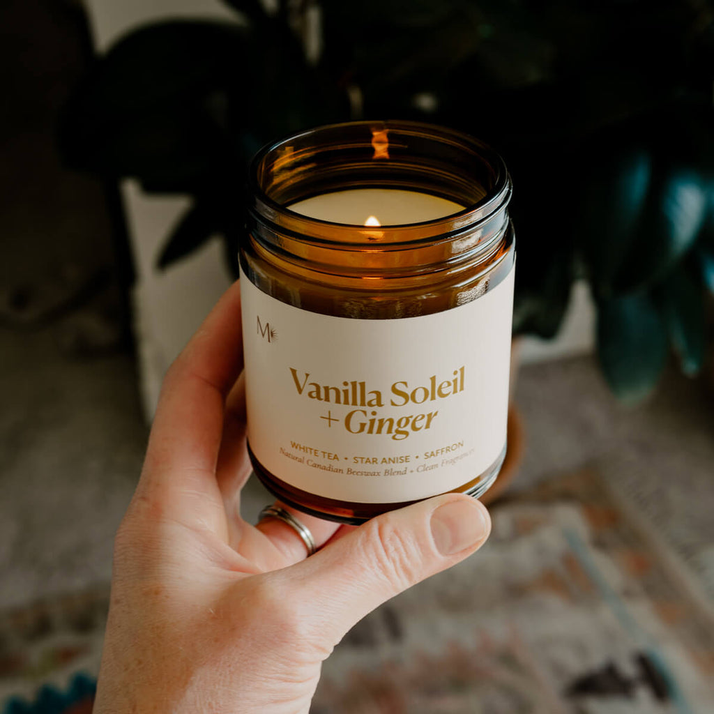CandlesVanilla Soleil + Ginger Candle - Dekor Butik