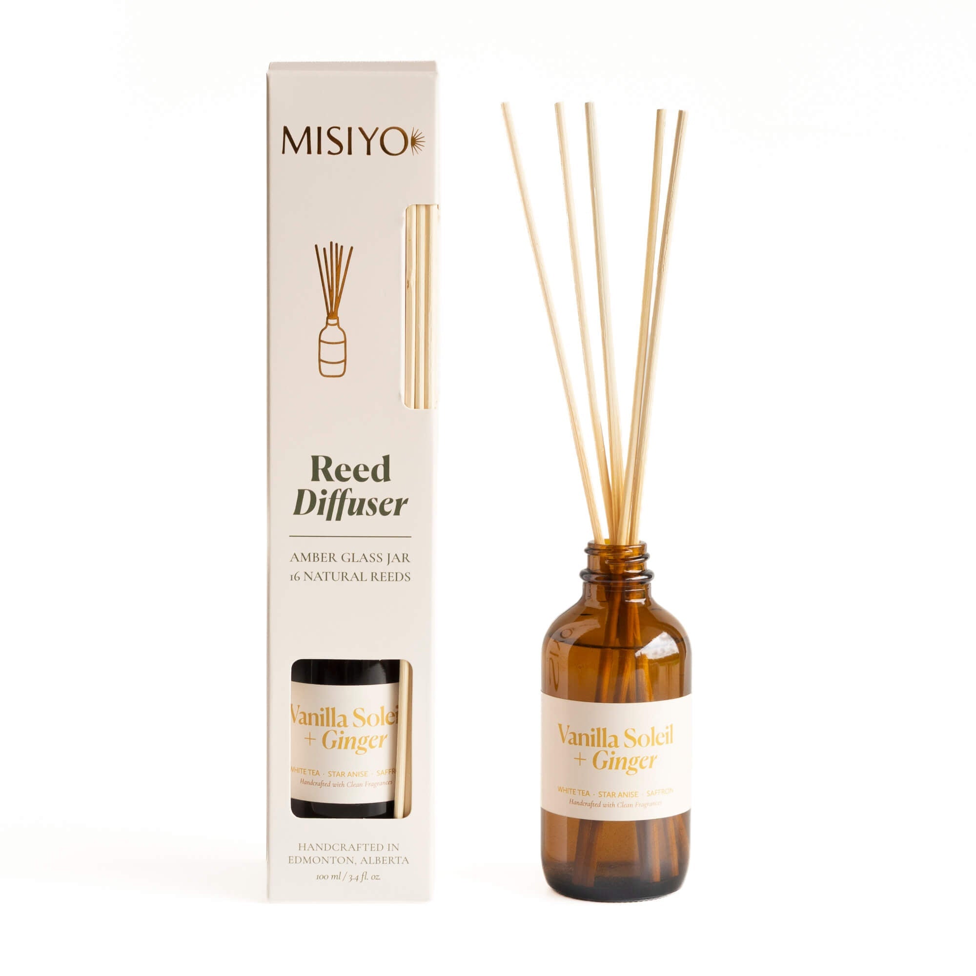 Reed DiffusersVanilla Soleil + Ginger Reed Diffuser - Dekor Butik