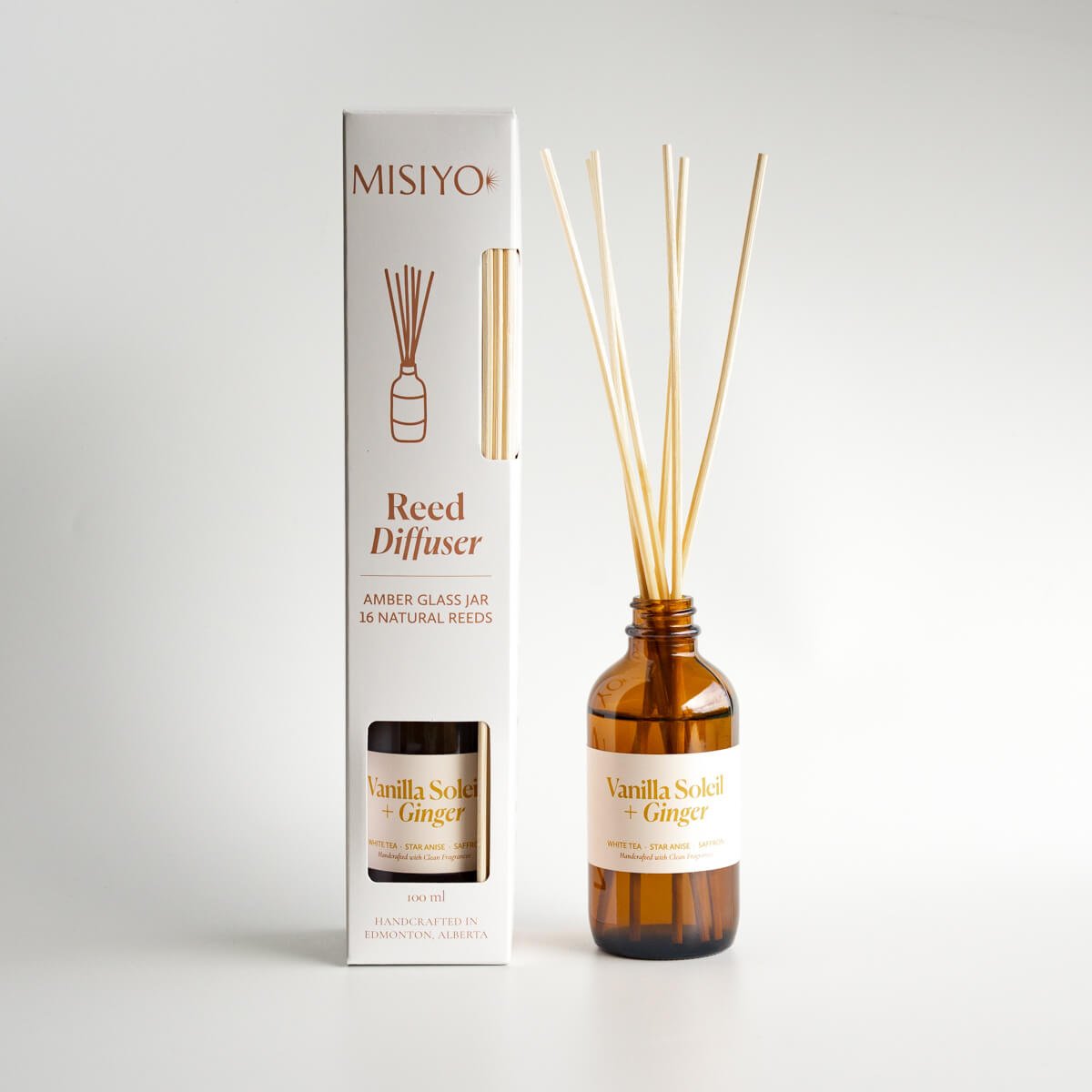 Reed DiffusersVanilla Soleil + Ginger Reed Diffuser - Dekor Butik