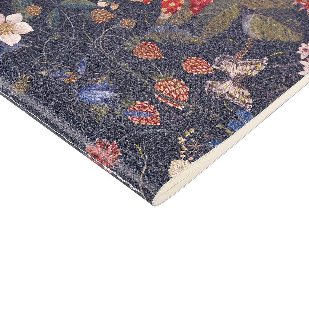 StationeryVegan Leather Notebook - Forest Flowers - Dekor Butik