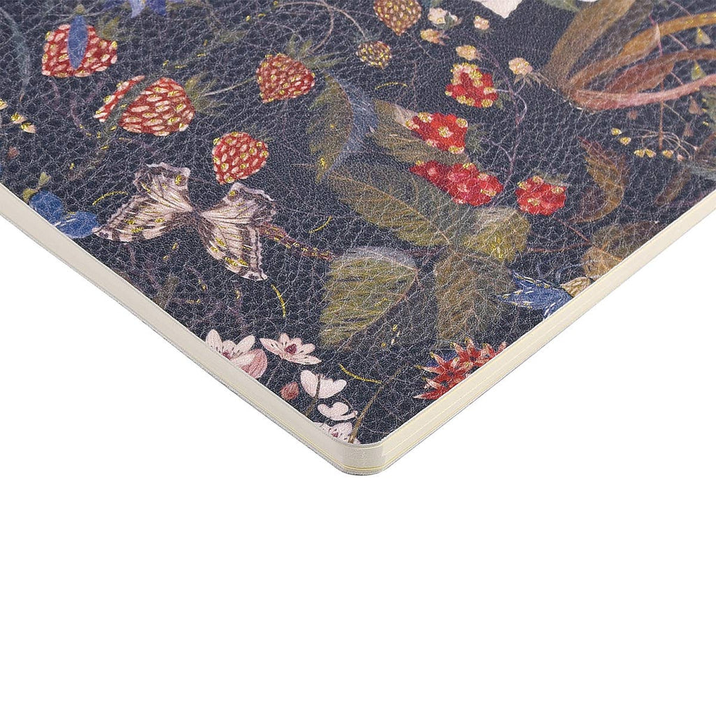 StationeryVegan Leather Notebook - Forest Flowers - Dekor Butik