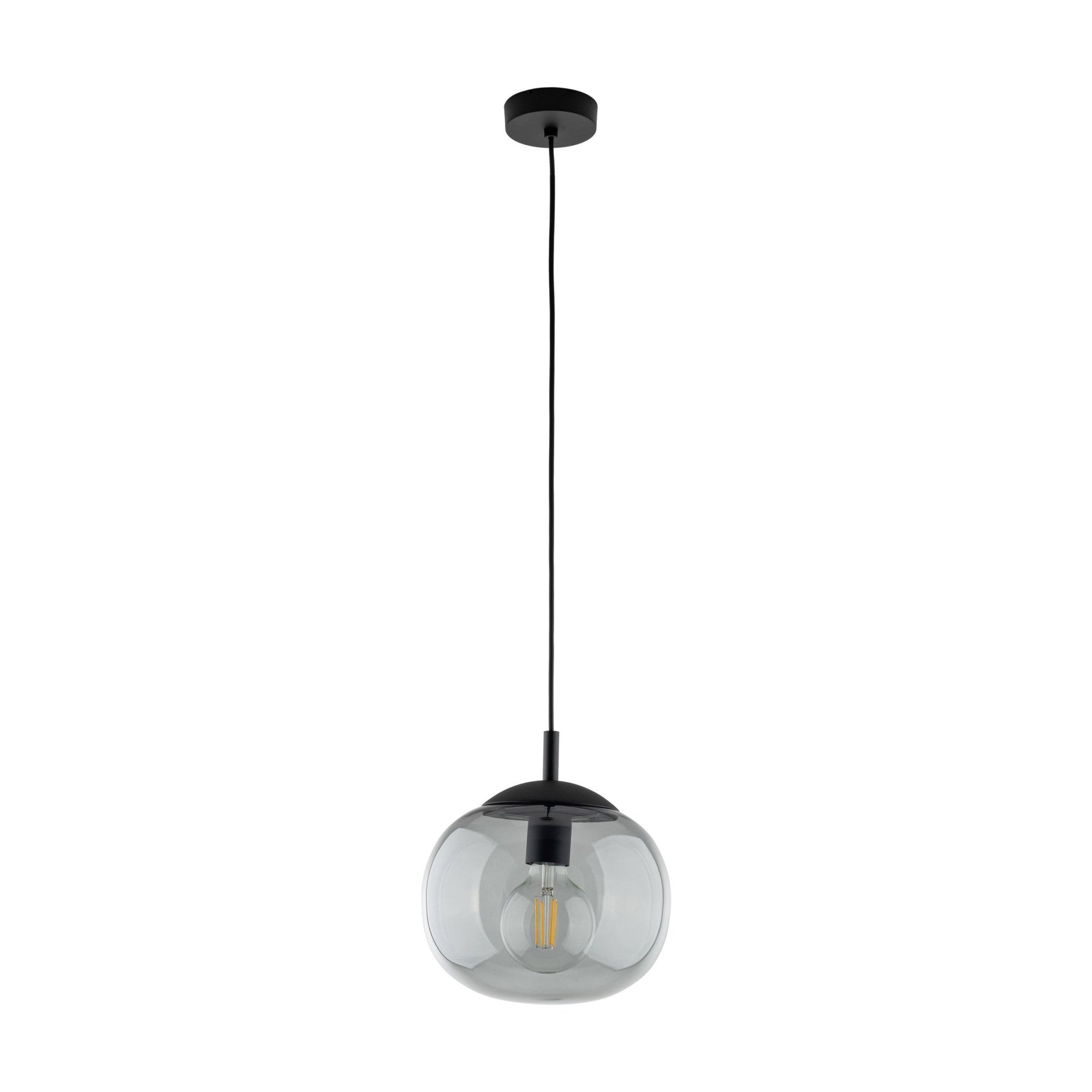 VIBE Graphite Glass Scandinavian Pendant Light - Dekor Butik