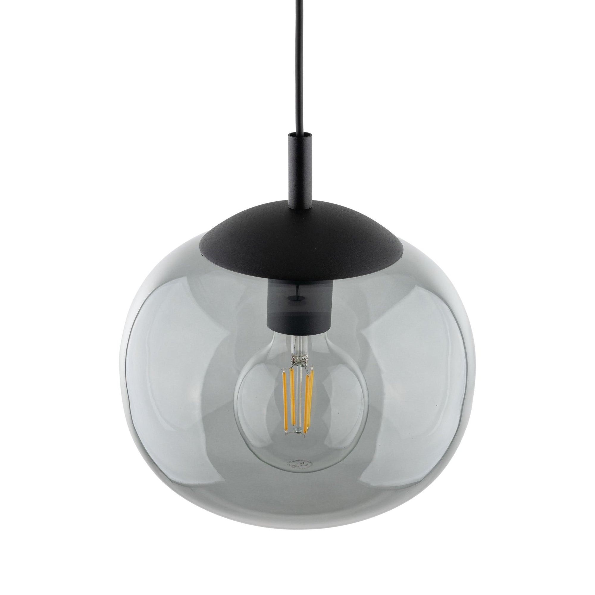 VIBE Graphite Glass Scandinavian Pendant Light - Dekor Butik