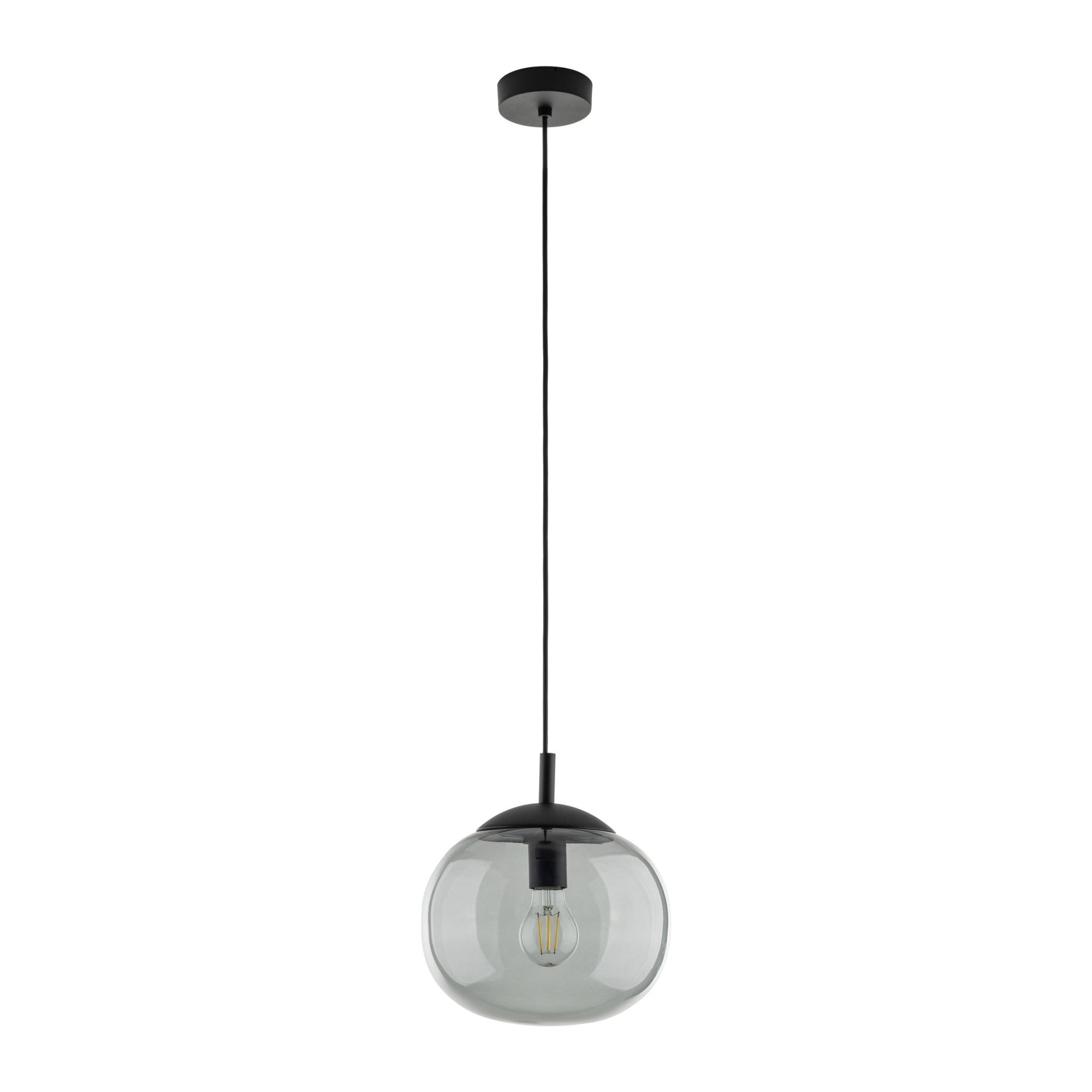 VIBE Graphite Glass Scandinavian Pendant Light - Dekor Butik