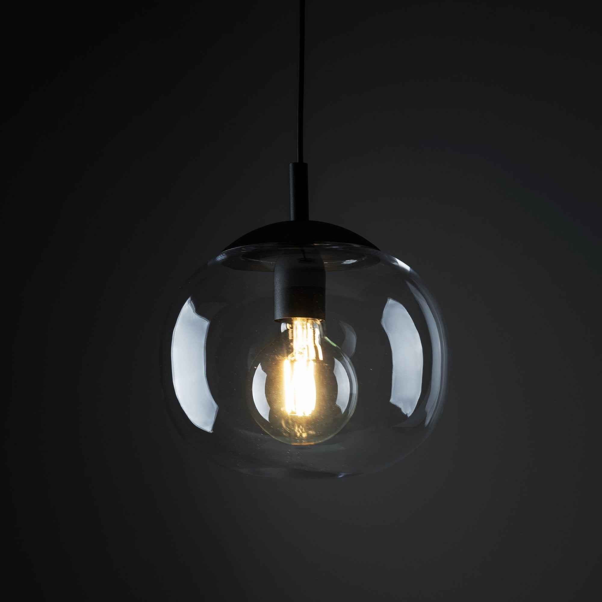 Pendant Light FixturesVIBE Graphite Glass Scandinavian Pendant Light for Kitchen Island & Dining Table - Dekor Butik