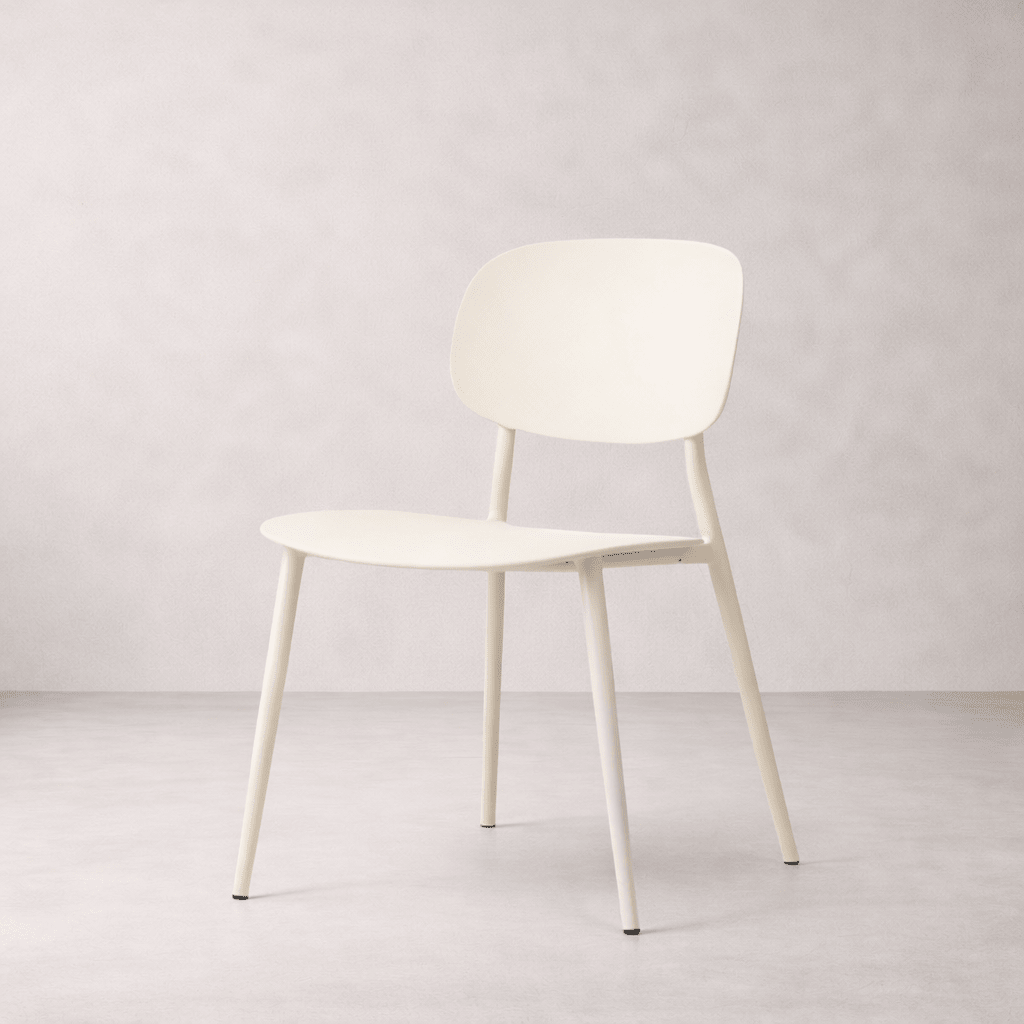 Vivian Dining Chair, Neutral White - Dekor Butik