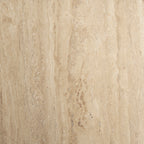 Wade Travertine Marble w/ Matte Black Metal Coffee Tables - Dekor Butik