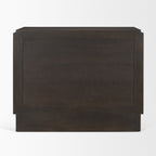 Wagner Dark Brown Wood w/ Arched Design Accent Cabinet - Dekor Butik