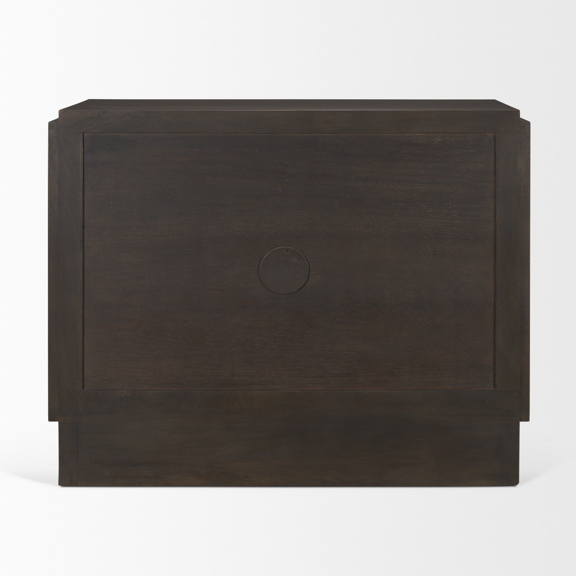 Wagner Dark Brown Wood w/ Arched Design Accent Cabinet - Dekor Butik