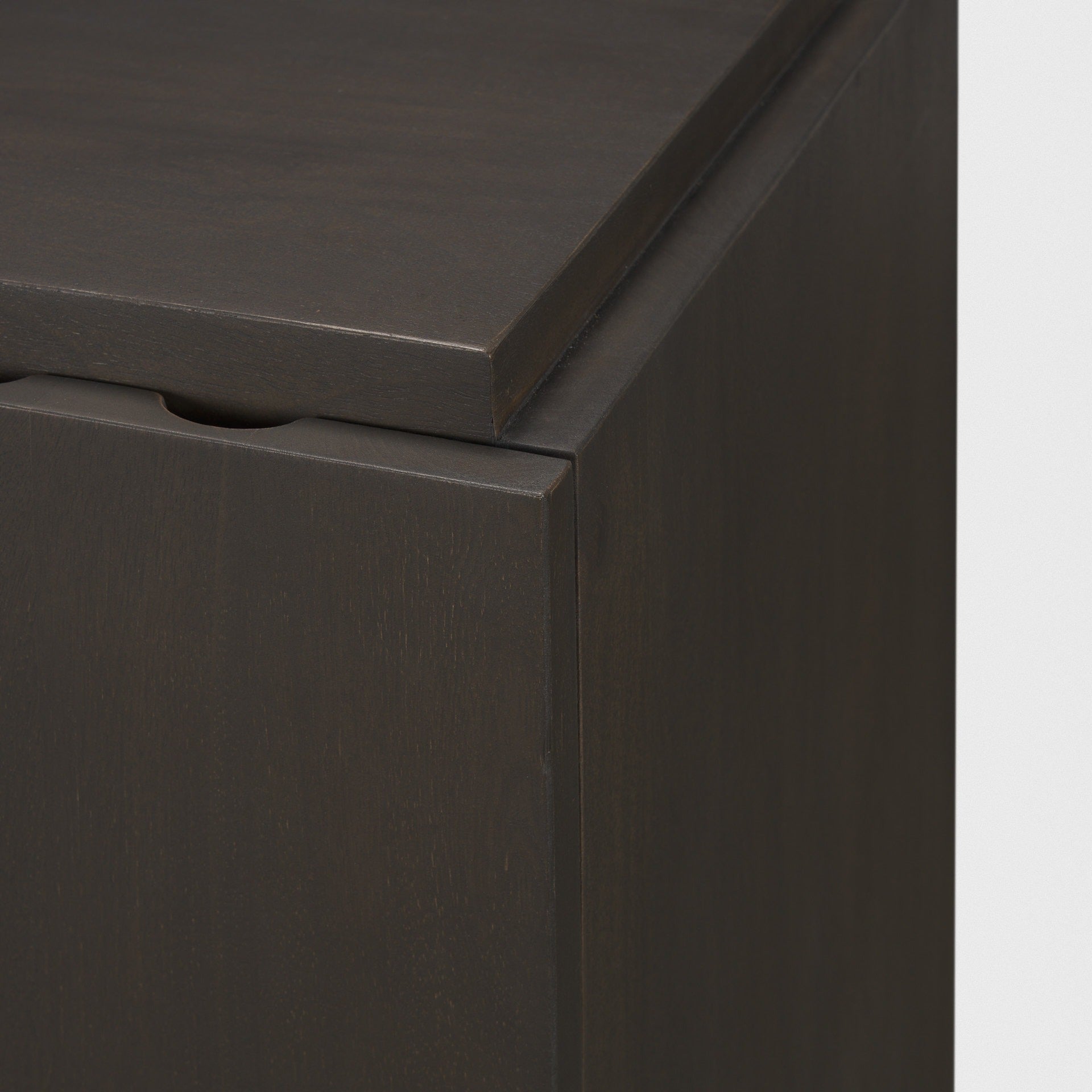 Wagner Dark Brown Wood w/ Arched Design Accent Cabinet - Dekor Butik