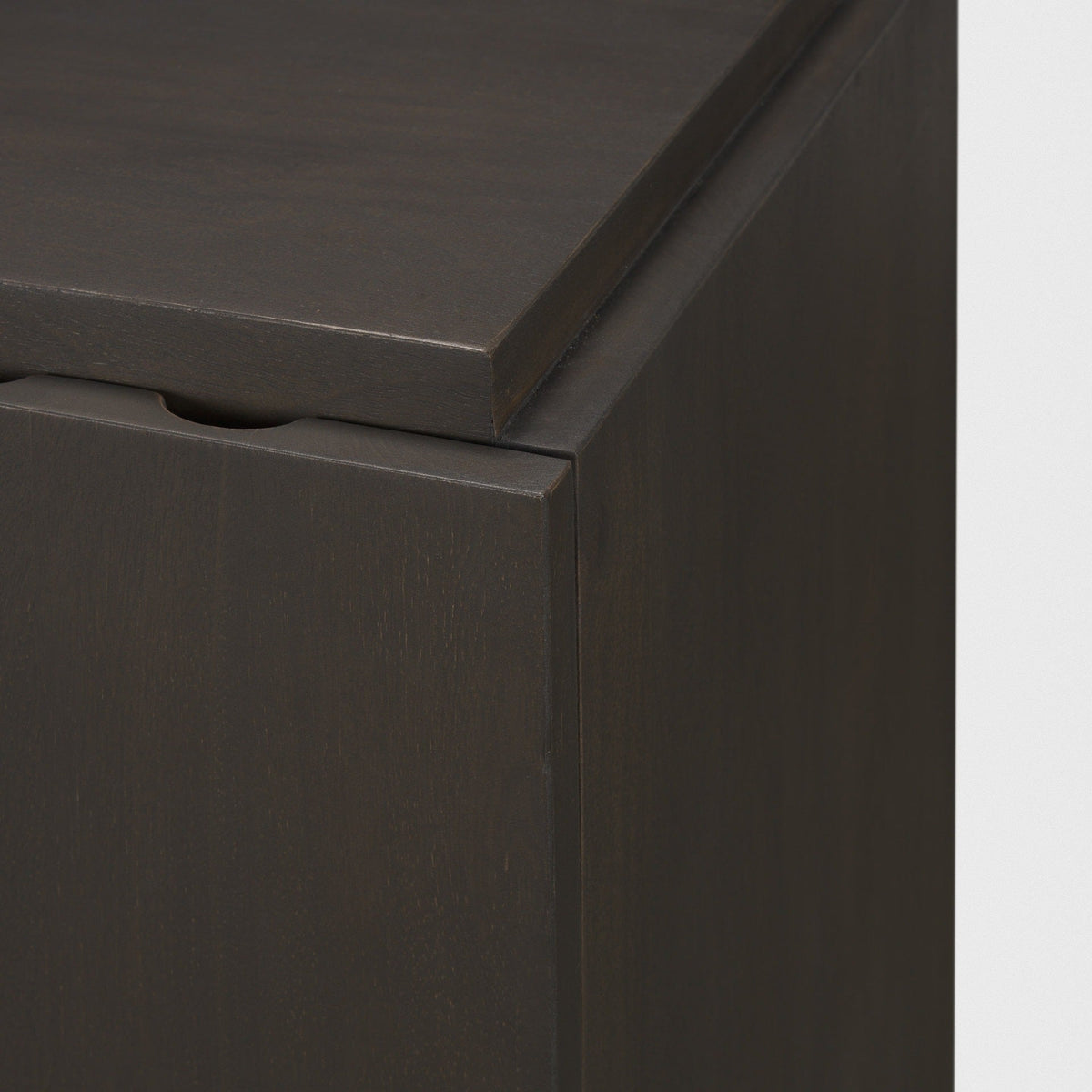 Wagner Dark Brown Wood w/ Arched Design Accent Cabinet - Dekor Butik