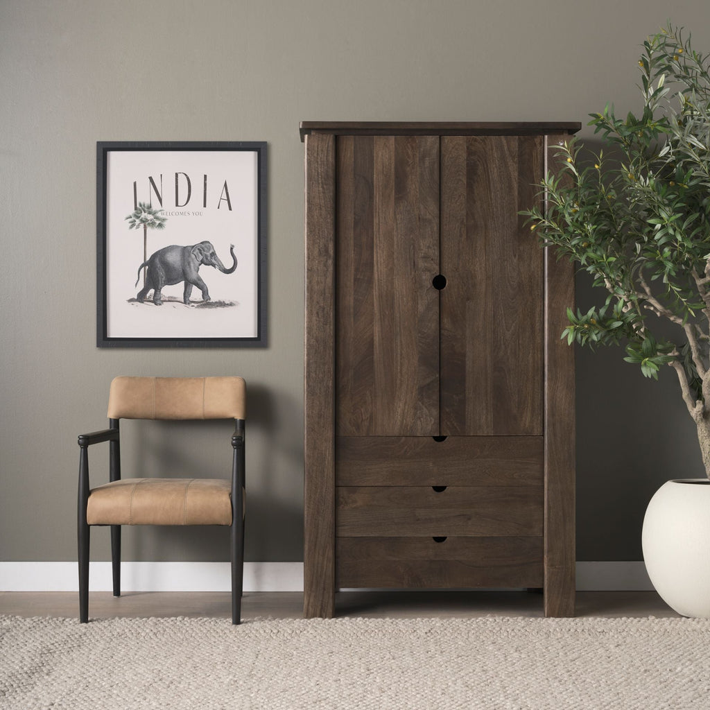 FurnitureWallen Hutch Curio Cabinet - Dekor Butik
