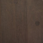 Weldon Dark Brown Wood w/ Matte Black Metal Counter Stool - Dekor Butik