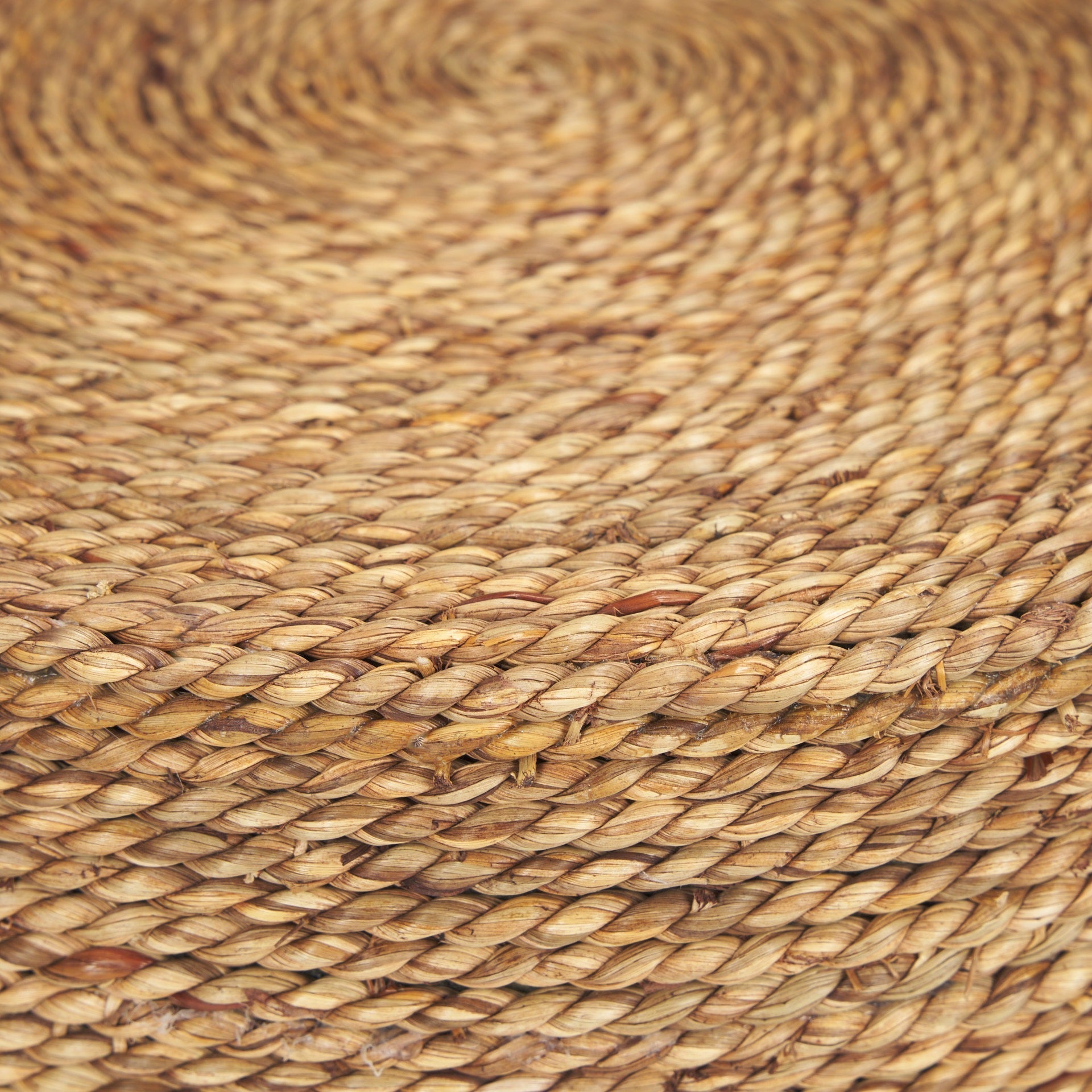 Wenopa Matte Black Wood w/ Natural Jute Accent Tables - Dekor Butik