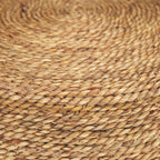 Wenopa Matte Black Wood w/ Natural Jute Accent Tables - Dekor Butik