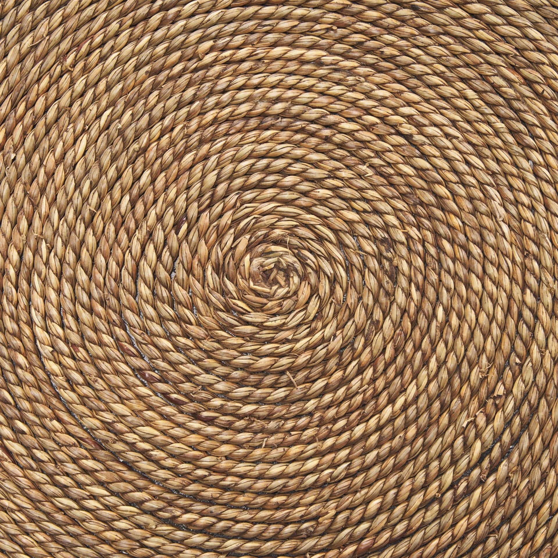 Wenopa Matte Black Wood w/ Natural Jute Accent Tables - Dekor Butik